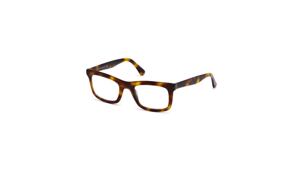 Tod's TO5118 Eyeglass Frames - Dark Havana Frame Color