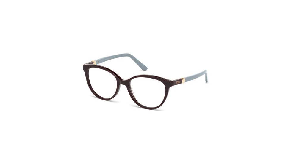 Tod's TO5144 Eyeglass Frames - Shiny Violet Frame Color
