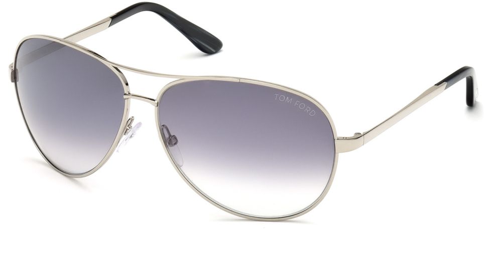 Tom Ford FT0035 Sunglasses - Shiny Light Nickeltin Frame Color, Shiny Light Nickeltin Lens Color