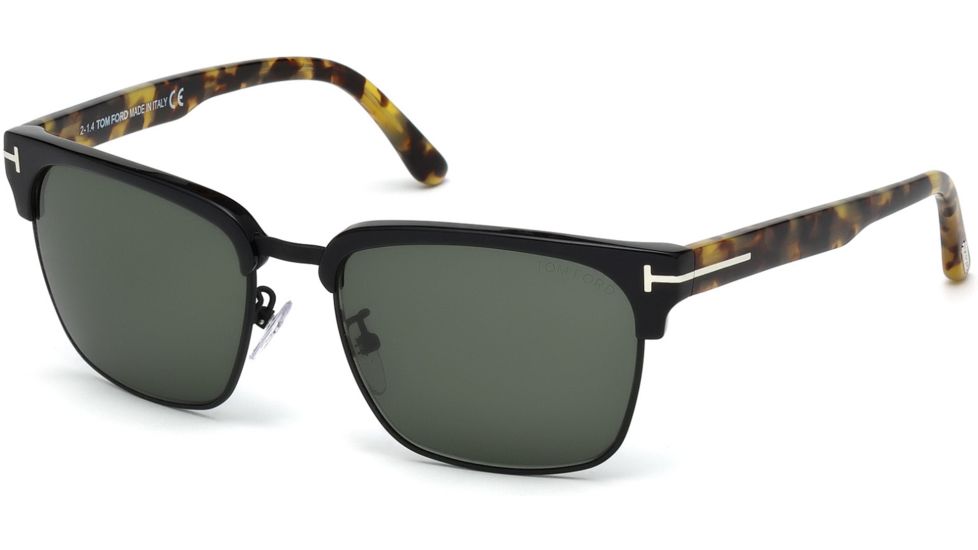 Tom Ford FT0367 Sunglasses - Matte Black Frame Color, Gradient Smoke Lens Color