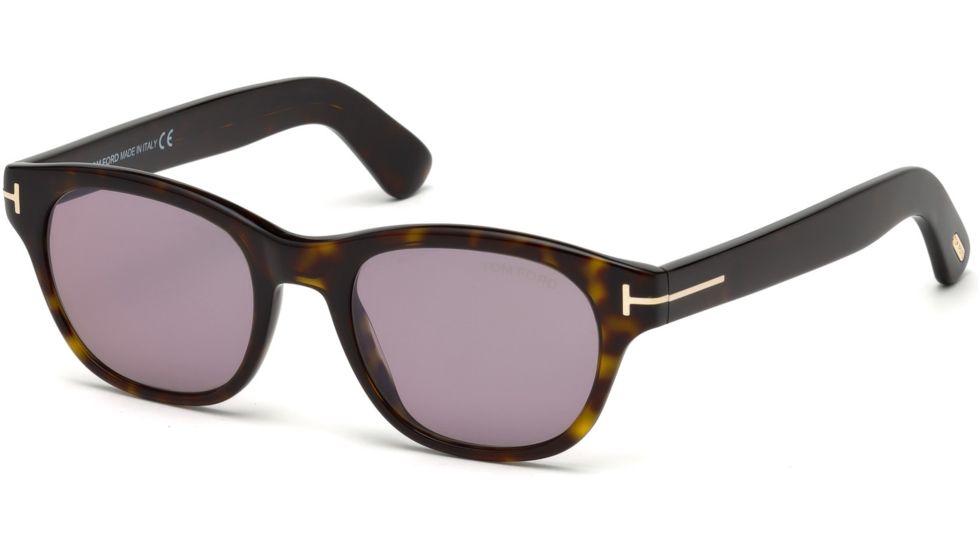 Tom Ford FT0530 Sunglasses - Dark Havana Frame Color, Violet Lens Color