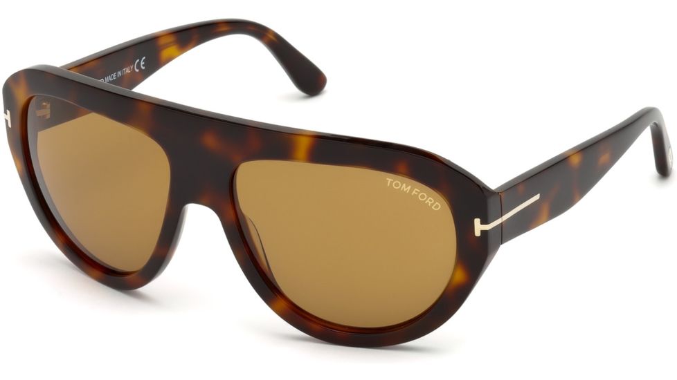 Tom Ford FT0589 Sunglasses - Havana Frame Color, Brown Lens Color