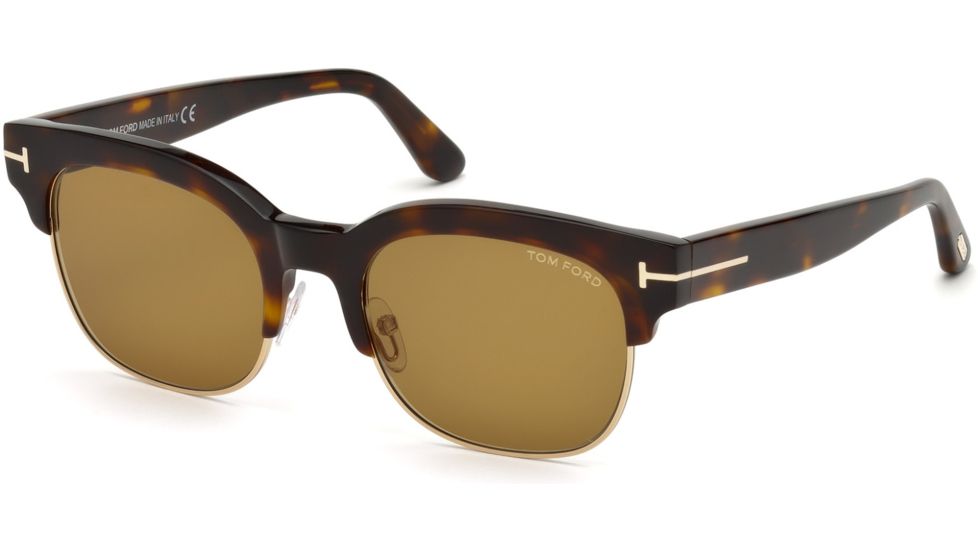 Tom Ford FT0597 Sunglasses - Havana Frame Color, Brown Lens Color
