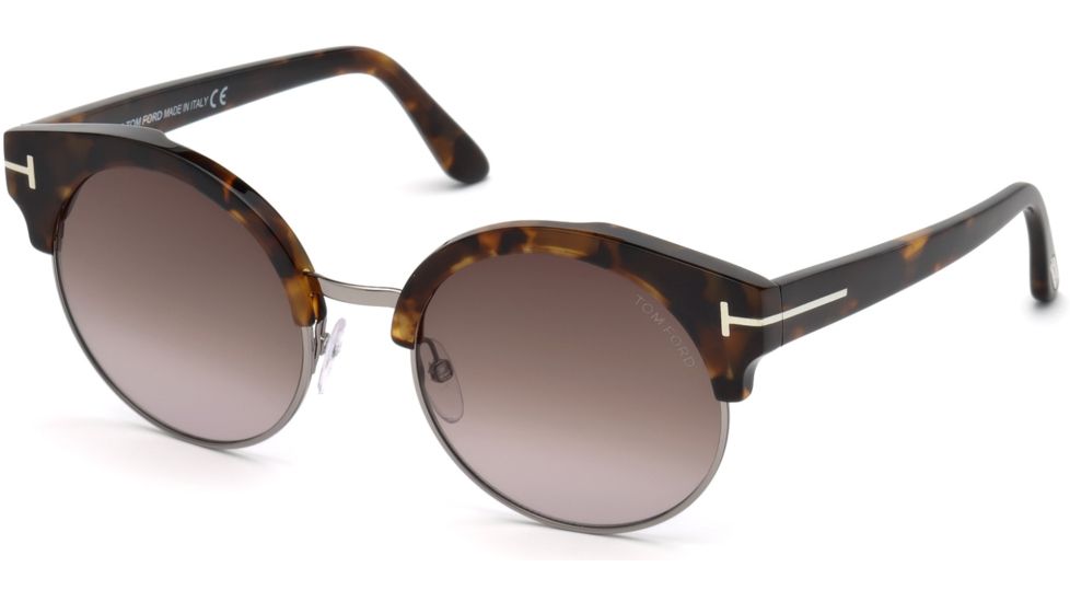 Tom Ford FT0608 Sunglasses - Coloured Havana Frame Color, Gradient Lens Color