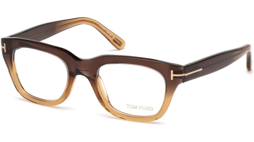 Tom Ford FT5178 Eyeglass Frames - Dark Brown Frame Color