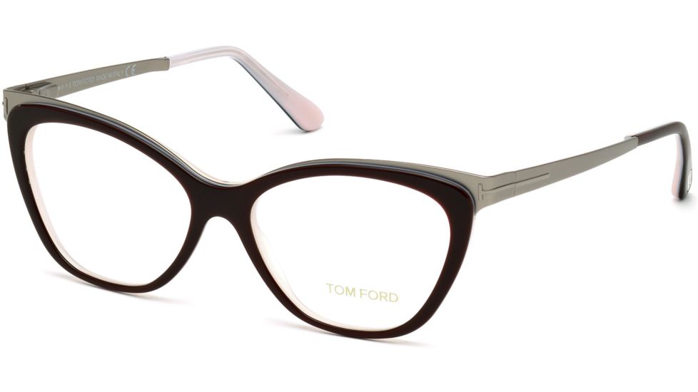 Tom Ford FT5374 Eyeglass Frames - Dark Brown Frame Color