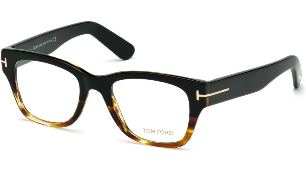 Tom Ford FT5379 Eyeglass Frames - Black Frame Color