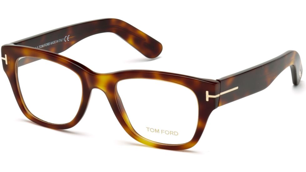 Tom Ford FT5379 Eyeglass Frames - Dark Havana Frame Color