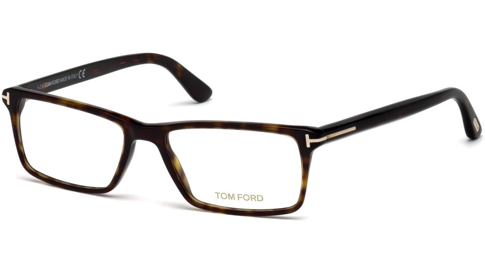 Tom Ford FT5408 Eyeglass Frames - Dark Havana Frame Color, Dark Havana Lens Color