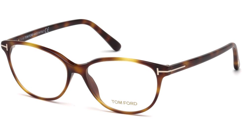 Tom Ford FT5421 Eyeglass Frames - Blonde Havana Frame Color