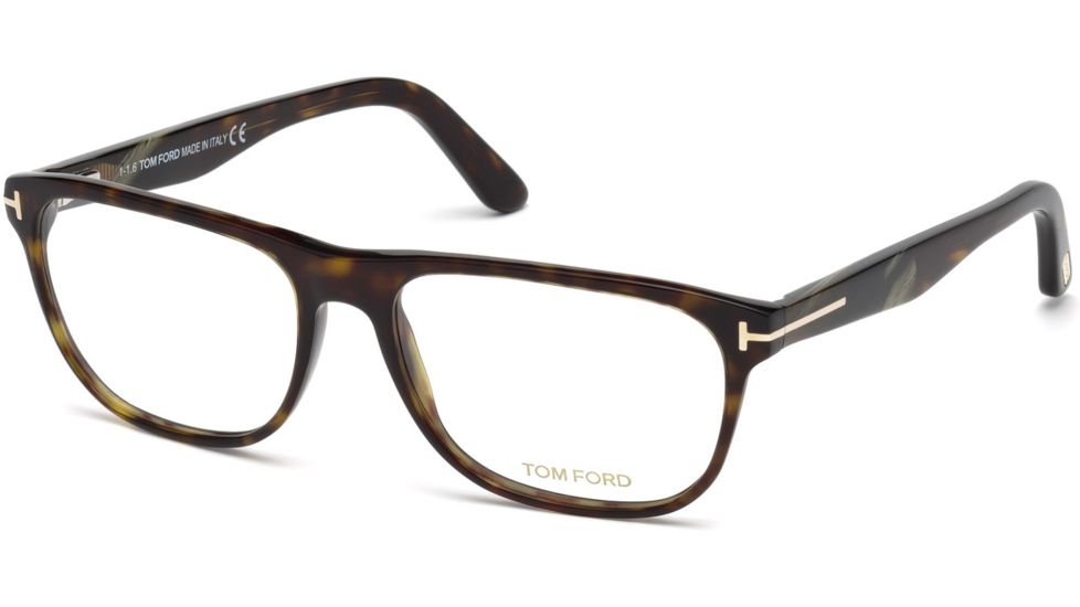 Tom Ford FT5430 Eyeglass Frames - Dark Havana Frame Color
