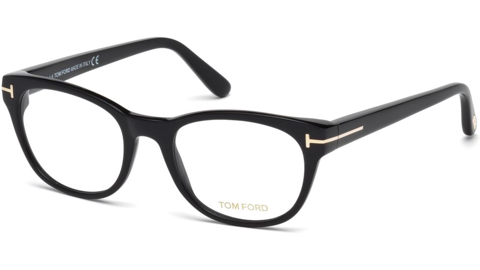 Tom Ford FT5433 Eyeglass Frames - Shiny Black Frame Color