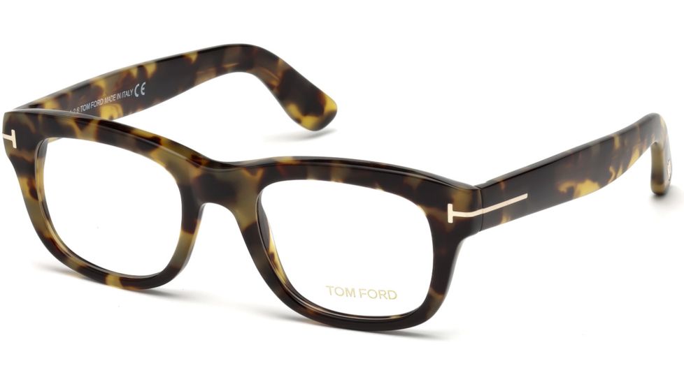 Tom Ford FT5472 Eyeglass Frames - Havana Frame Color