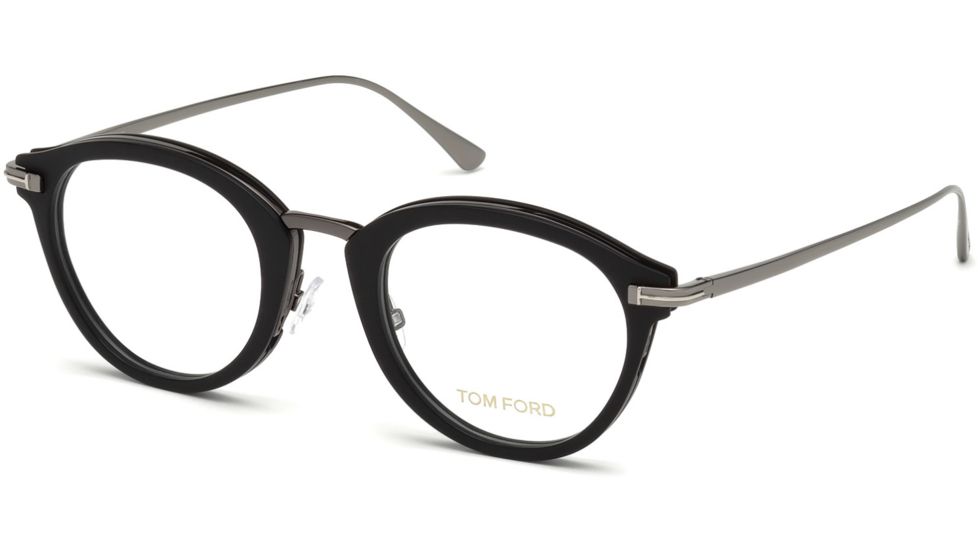 Tom Ford FT5497 Eyeglass Frames - Matte Black Frame Color, Matte Black Lens Color