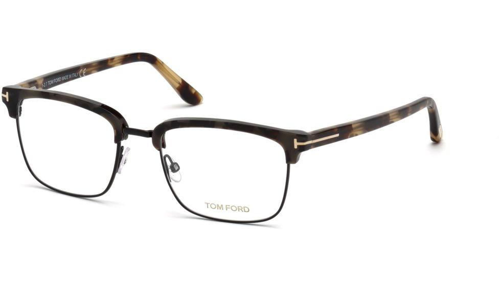 Tom Ford FT5504 Eyeglass Frames - Havana Frame Color