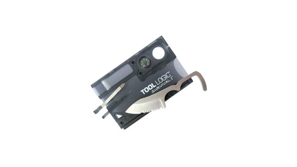 Tool Logic Survival Card I Multi-Tool Kit, Black - Tin 