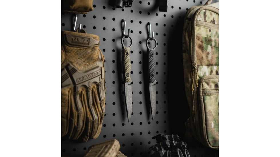 Toor Knives Anaconda Fixed Blade Knife, 3.75in, CPM S35VN Steel, G10 Handle, Covert Green, Anaconda-Covert Green