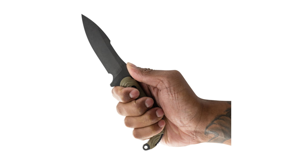 Toor Knives Apnea Fixed Blade Knife, 4.25in, CPM Cru-Wear, Drop Point, G10 Handle, Spitfire Green, Grey, Apnea - Spitfire Green