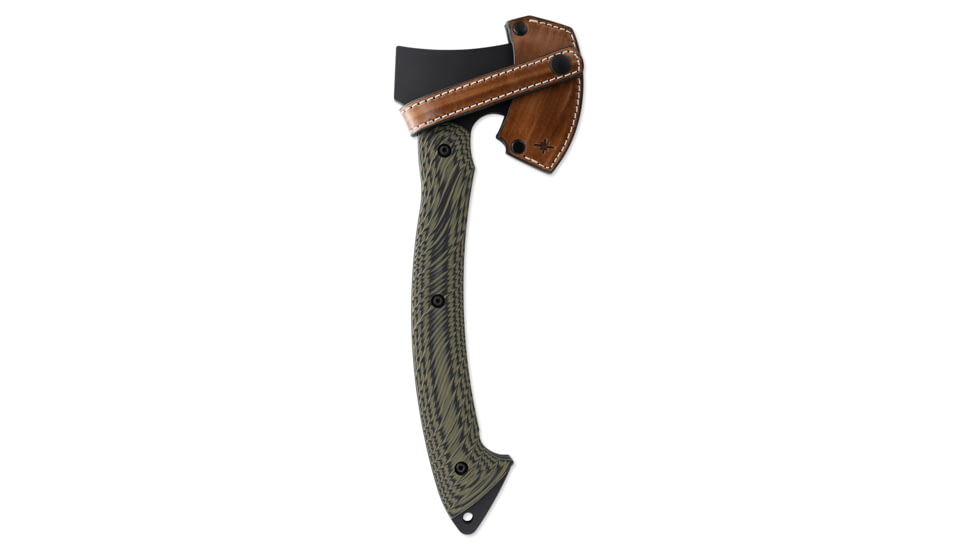 Toor Knives Camp Axe, D2 Steel, G10 Handle, Ranger Green, Camp Axe-Ranger Green