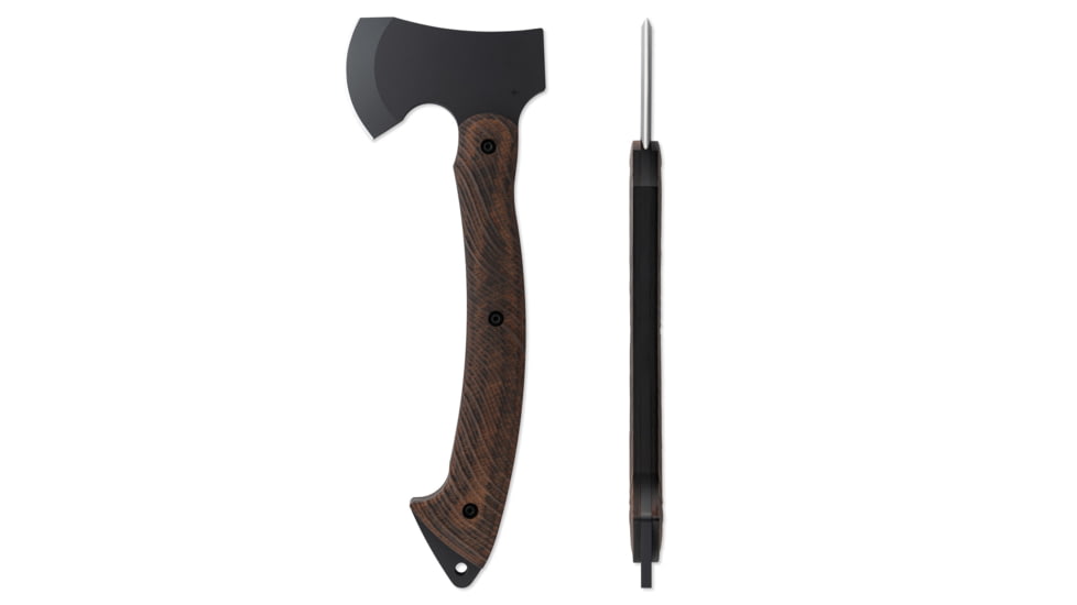 Toor Knives Camp Axe, D2 Steel, G10 Handle, Walnut, Camp Axe-Walnut