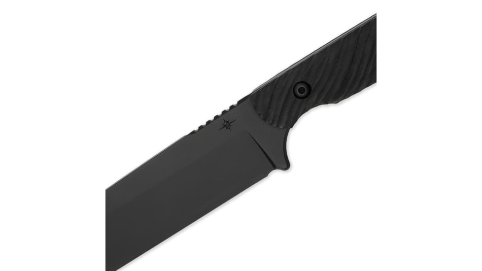 Toor Knives Field 1.0 Fixed Blade Knife, 6in, CPM 154, Walnut Dynamic Fluting Handle, Shadow Black, Field 1.0-Shadow Black