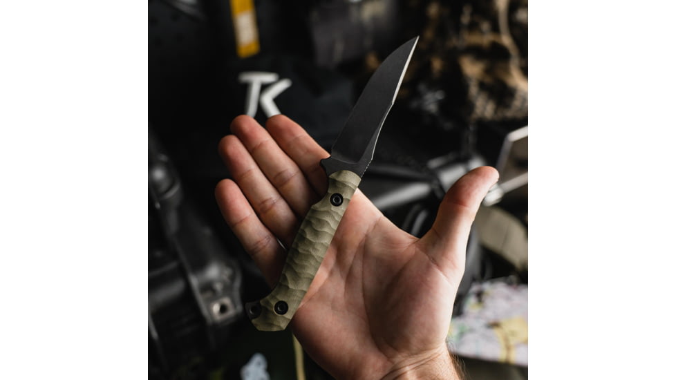 Toor Knives Krypteia Fixed Blade Knife, 4.0in, CPM S35VN Steel, G10 Handle, Outlaw, Krypteia-Outlaw