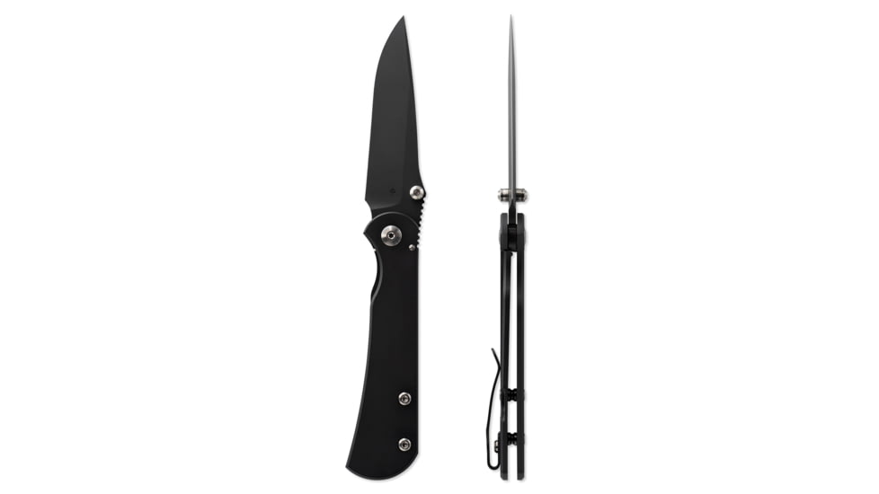 Toor Knives Merchant 2.0 FL35S Folding Knife, 3.75in, Steel CPM S35VN, 6AL-4V Titanium Handle, Carbon, Merchant 2.0 S-Carbon