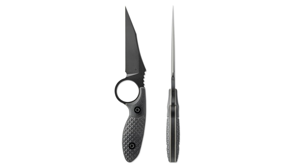 Toor Knives SOF Cortano Socom Fixed Blade Knives, 3.175in, CPM-M4, G10 Handle, Black