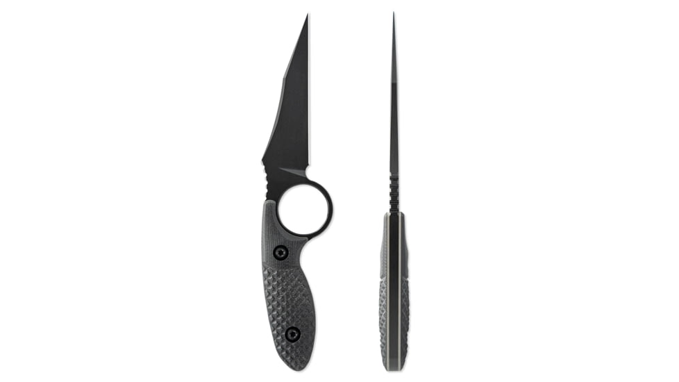 Toor Knives SOF Cortano Socom Fixed Blade Knives, 3.175in, CPM-M4, G10 Handle, Black