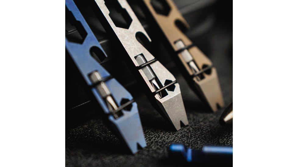Toor Knives Titanium Keychain Multi-Tool, Cobalt, Titanium MultiTool - Cobalt
