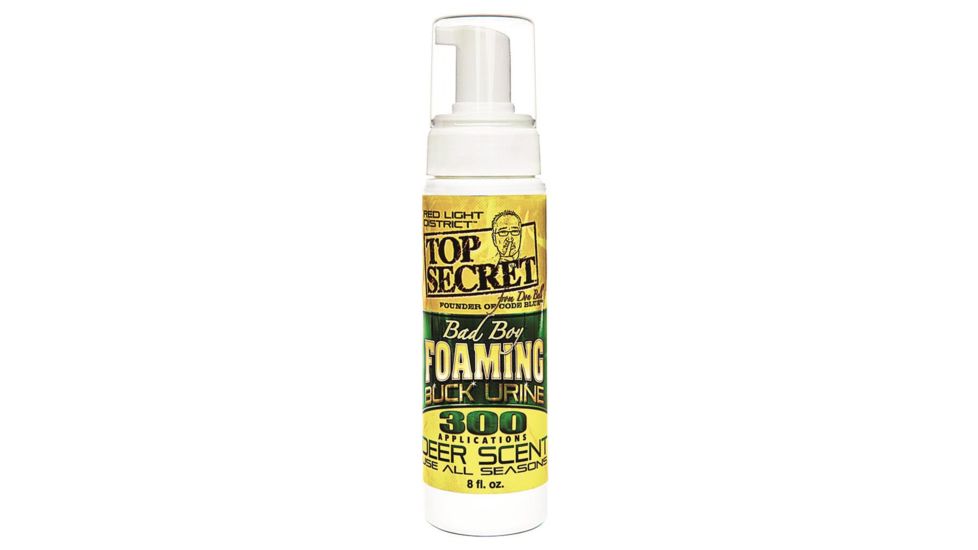 Top Secret Bad Boy Foam Deer Scent, Yellow, 8 oz. TS1003F-PDQ