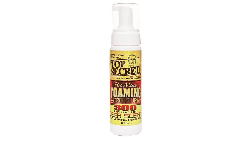 Top Secret Hot Mama Foam Deer, Scent 8 oz. TS1001F-PDQ