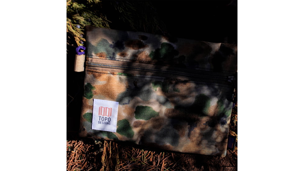 Topo Designs Accessory Bag, Covert Transitional Camo, Cordura, 4884447526965
