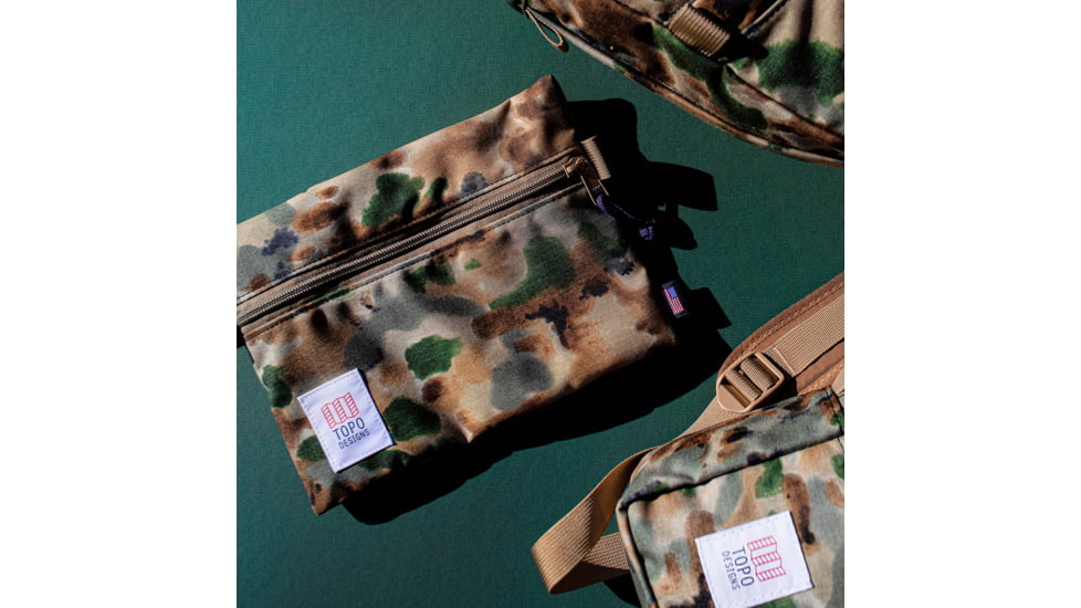 Topo Designs Accessory Bag, Covert Transitional Camo, Cordura, 4884447526965