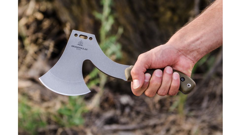 Tops Knives Grandpas Ax, Brown Handle GRAX-02