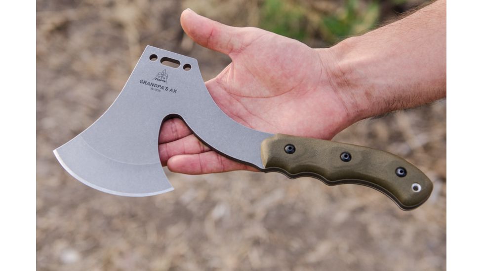 Tops Knives Grandpas Ax, Brown Handle GRAX-02