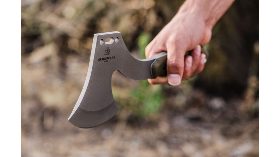 Tops Knives Grandpas Ax, Brown Handle, GRAX-02