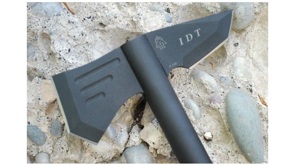 Tops Knives IDT-01 Crash Axe, Tactical Head, Black, 3in, IDT-01