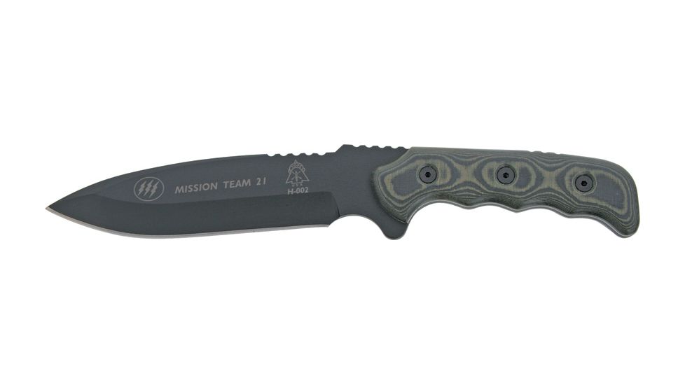 Tops Knives Mission Team 21 Fixed Blade Knife TPMT21