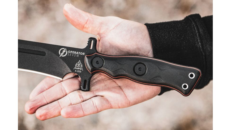 TOPS Knives Operator 7 Blackout Edition, Black OP7-02