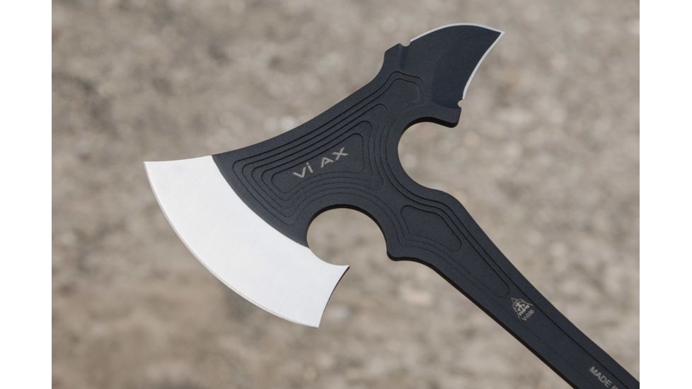 Tops Knives Vi Ax, w/Polished Blade and O-Rings, Gray, 5.25in, VIAX-02