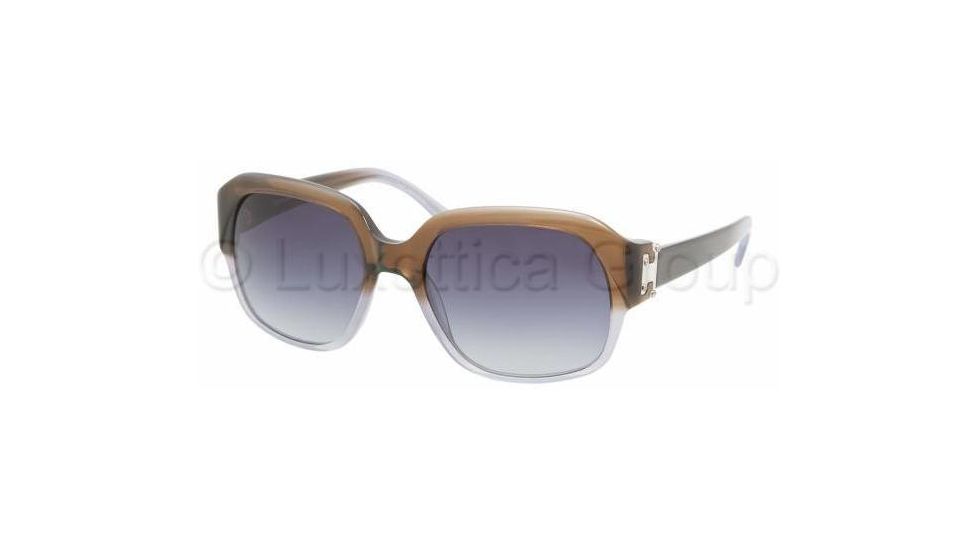 Tory Burch TY7017 Progressive Prescription Sunglasses TY7017-912-11-5418 - Lens Diameter: 54 mm, Frame Color: Brown Blue Fade