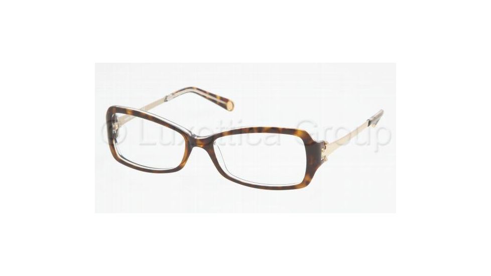 Tory Burch Ty2012 Eyeglasses TY2012 with No-Line Progressive Rx Prescription Lenses 800-5116 - Tortoise/Crystal 