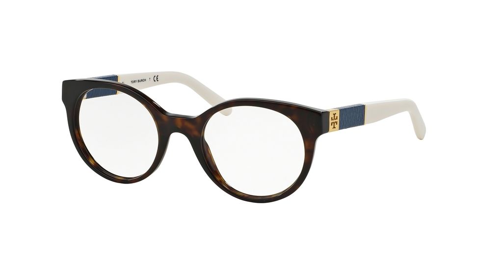 Tory Burch TY2050Q Eyeglass Frames 1365-47 - Tortoise Ivory Frame