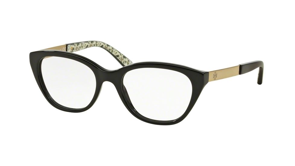 Tory Burch TY2059 Progressive Prescription Eyeglasses 1265-51 - Black/Gold Frame