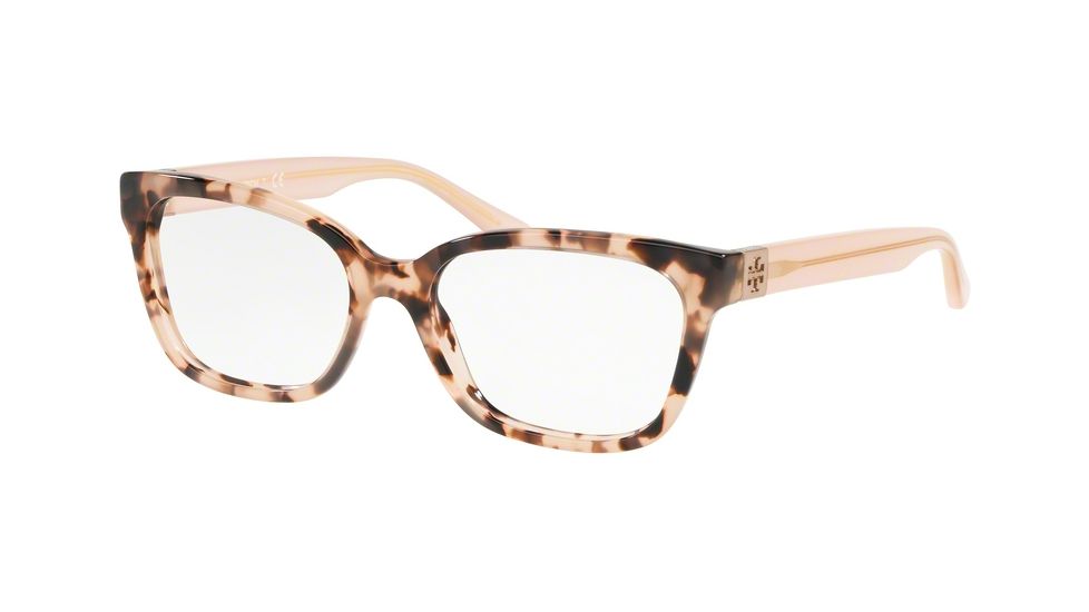 Tory Burch TY2084 Prescription Eyeglasses, 52mm, Blush Tort, TY2084-1726-52-SV