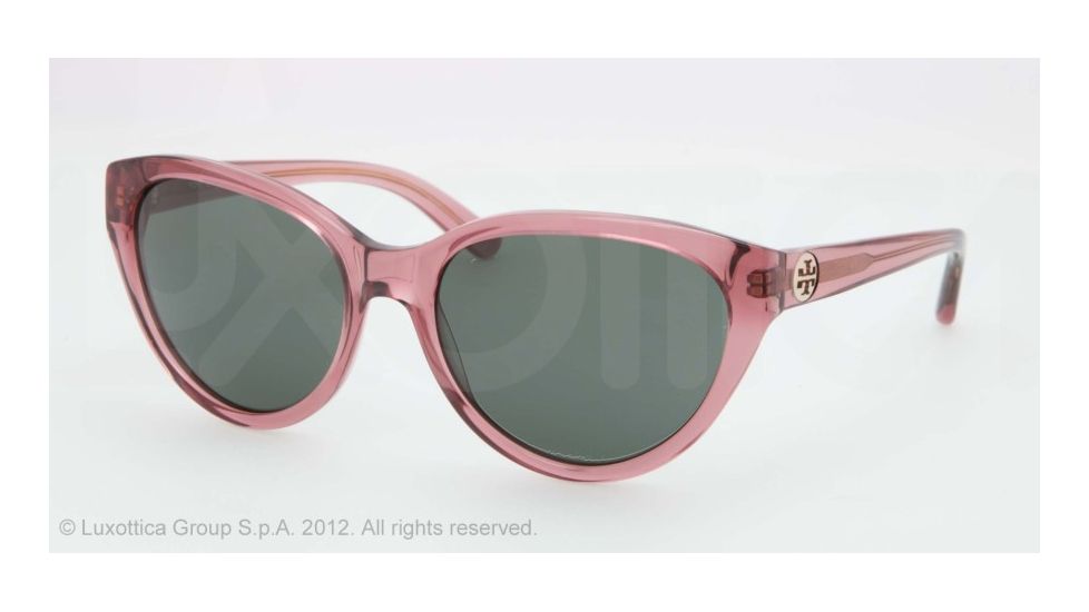 Tory Burch TY7045 TY7045 Prescription Sunglasses TY7045-110471-5717 - Lens Diameter 57 mm, Frame Color Dark Rose