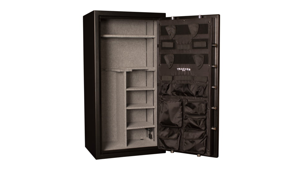 Tracker Safe Fire Rated Gun Safe, M22, Dial Lock, Black, T593024M-DLG