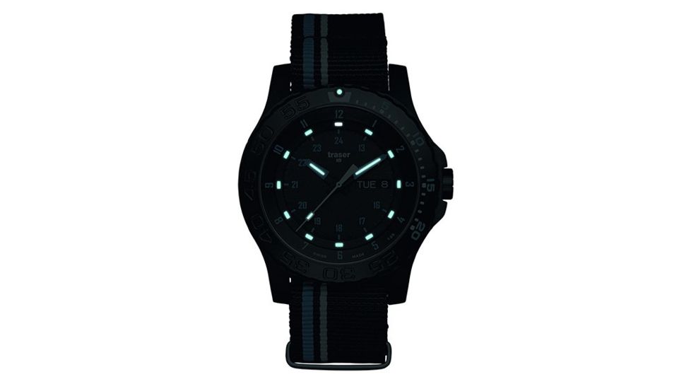 Traser Blue Infinity, Textile Strap, Blue, 45mm, 105545
