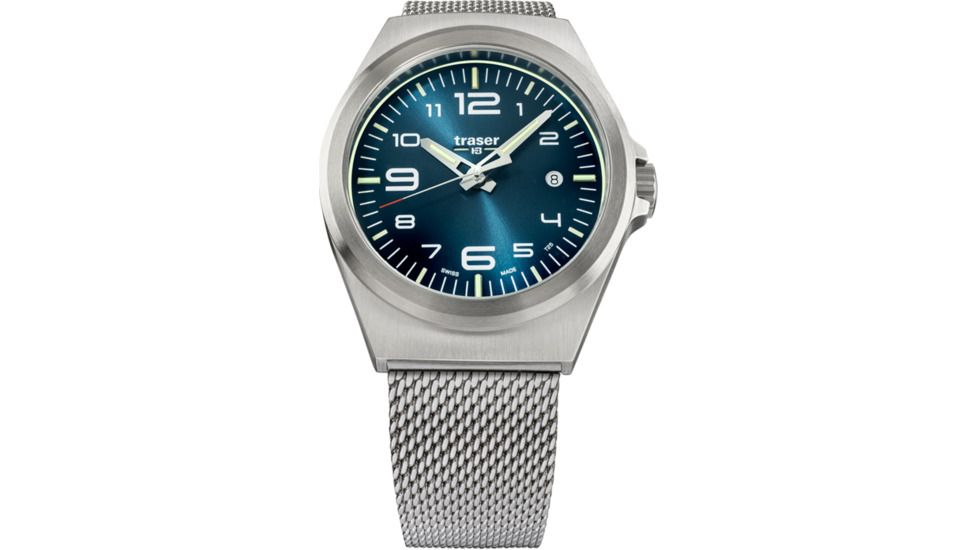 Traser P59 Essential M Watch, Blue, 42 mm H 10.5 mm 108205